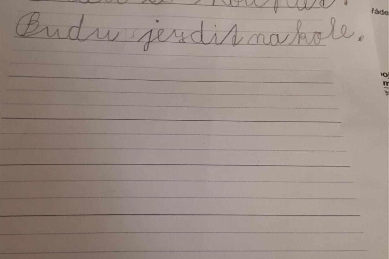 Domškoláctví u prvňáčků