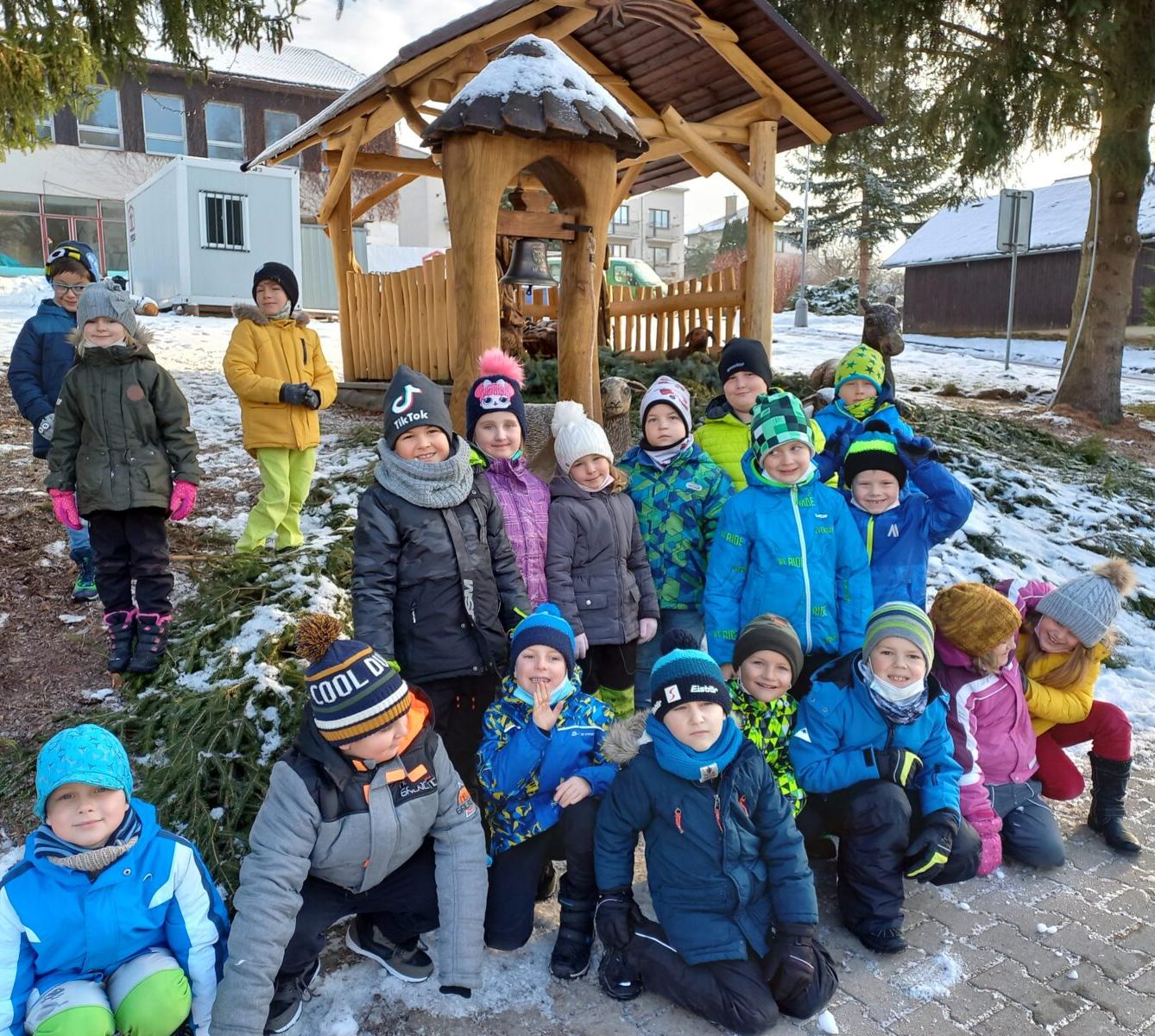 Prvňáčci na sněhu - 2