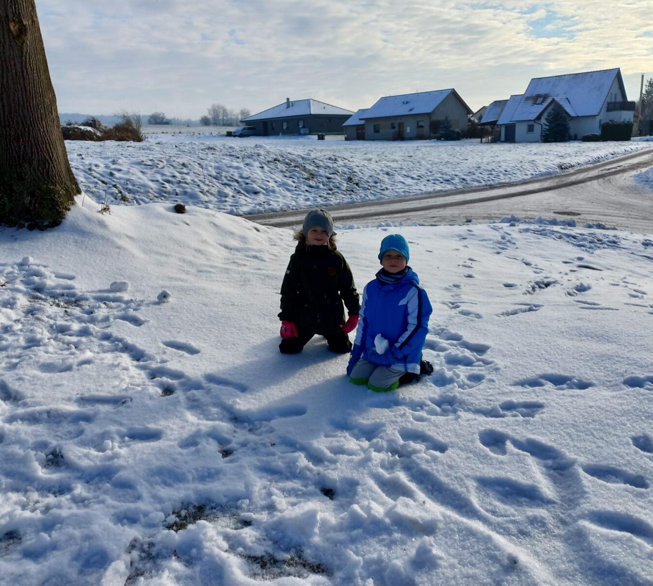 Prvňáčci na sněhu - 4