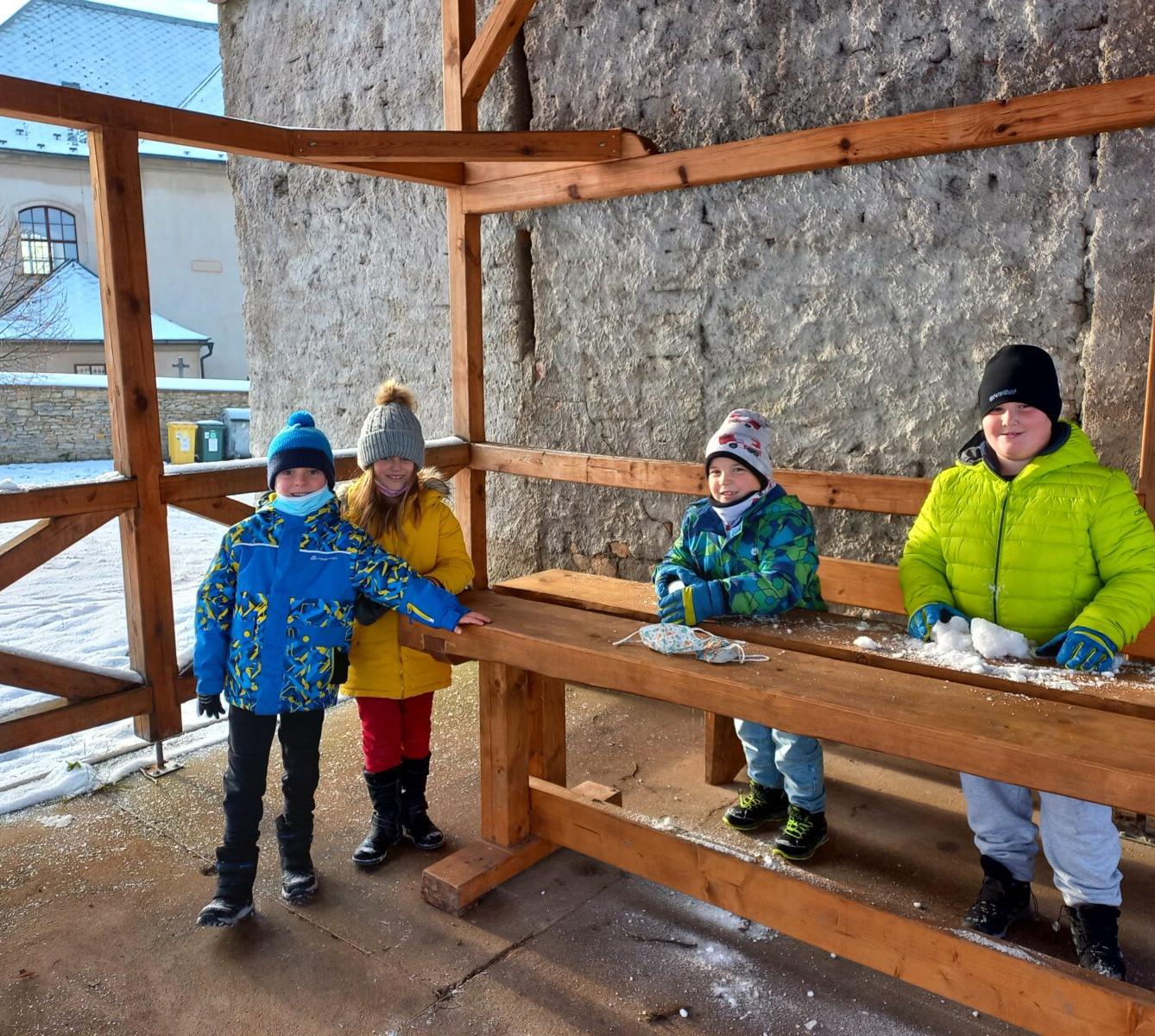 Prvňáčci na sněhu - 6