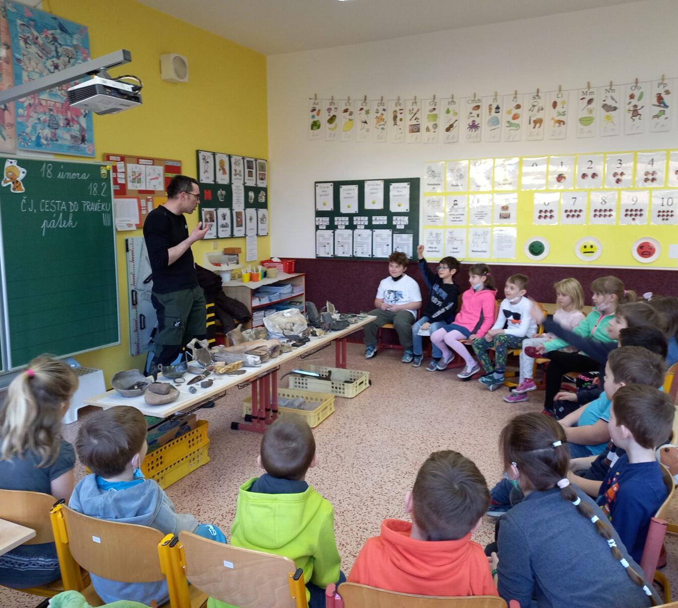 "Cesta do pravěku" v 1. třídě - 1