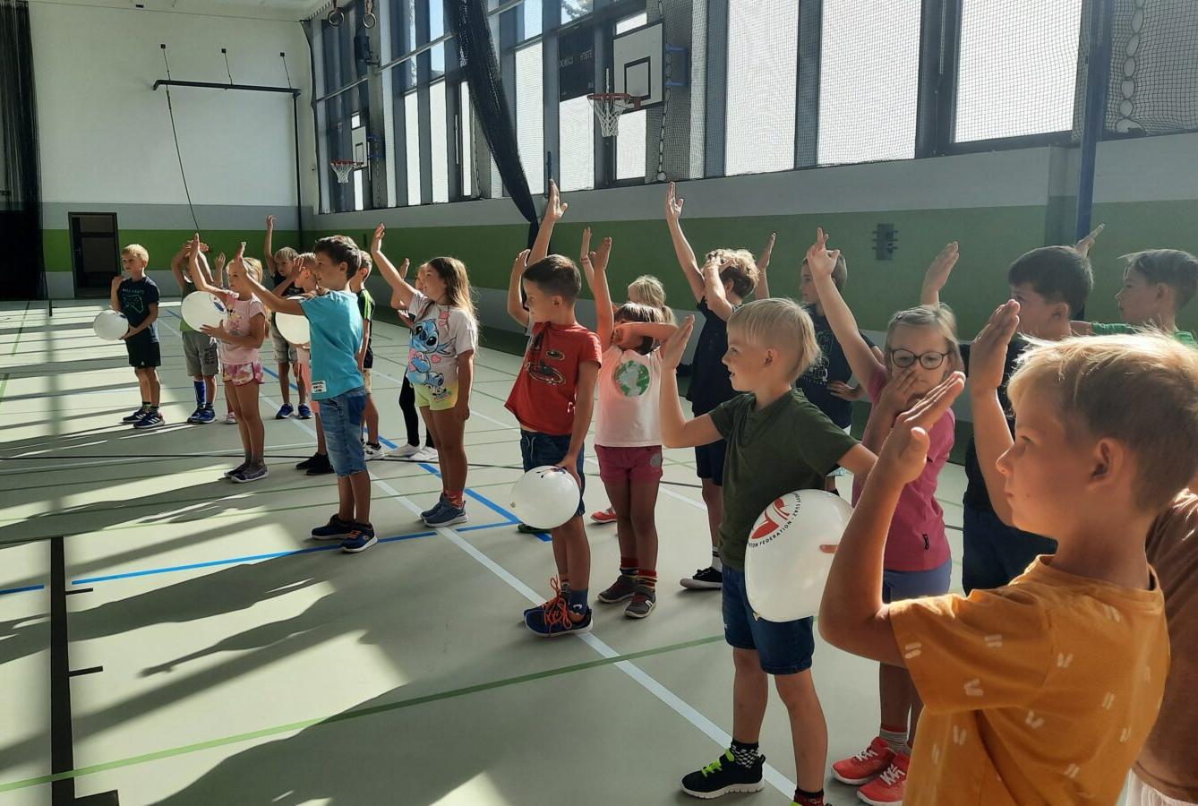 Ukázková hodina badmintonu - 1