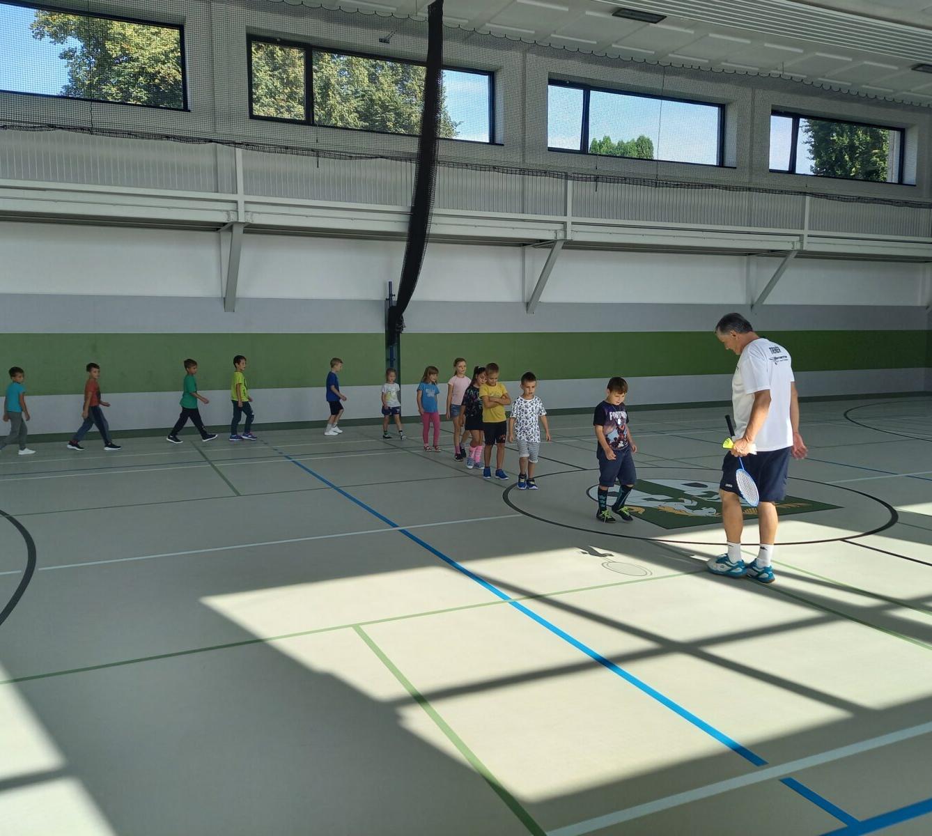 Ukázková hodina badmintonu - 7
