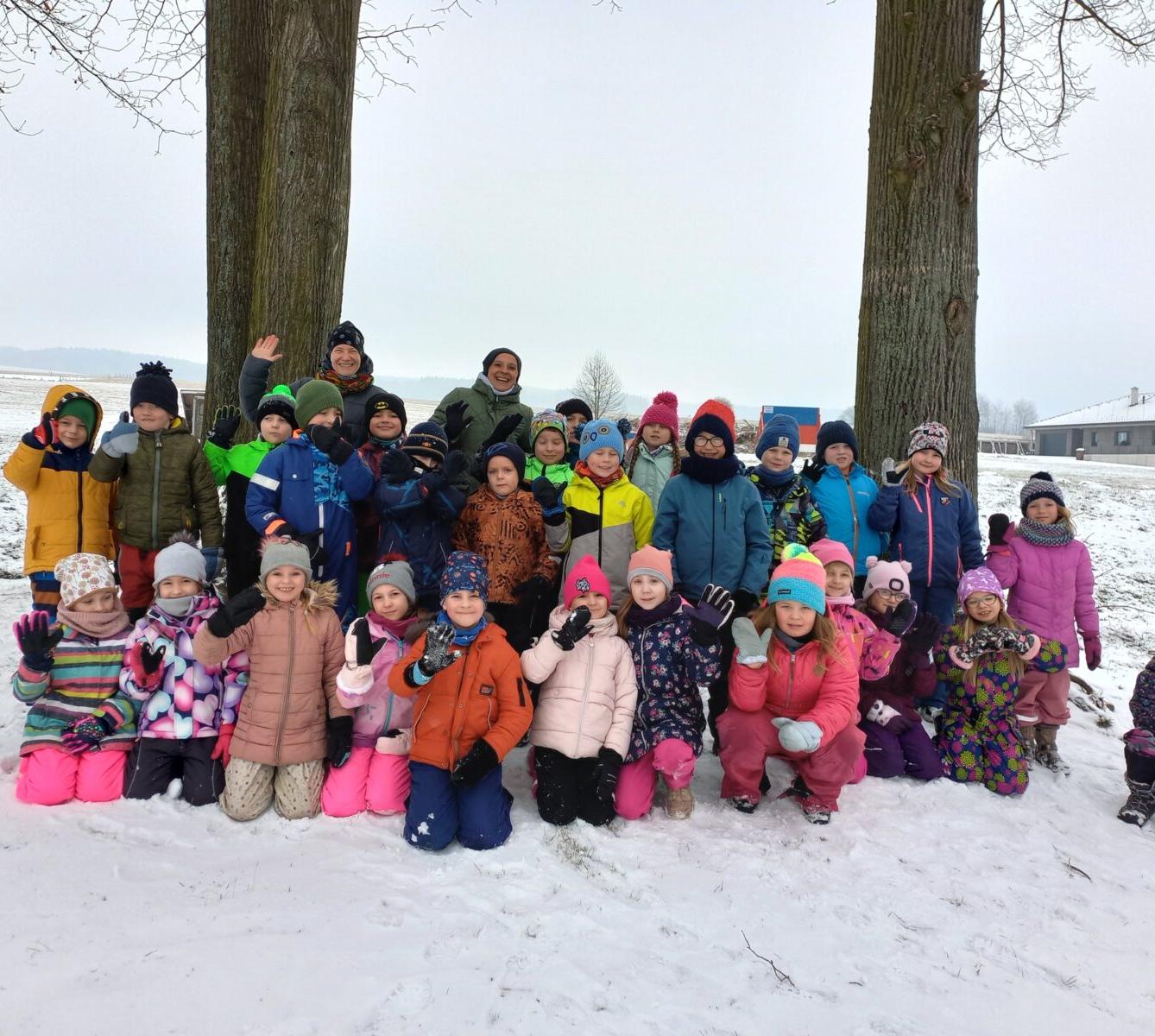 Prvňáčci na sněhu - 2