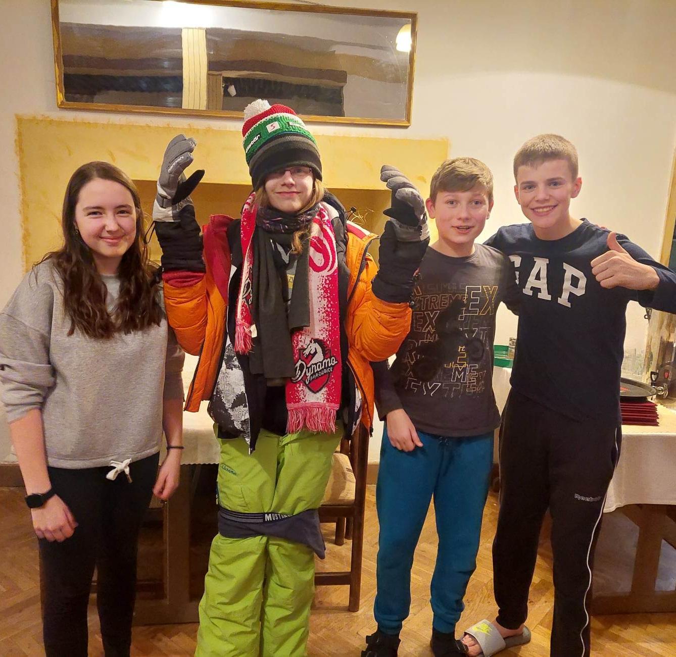 Lyžařský výcvik - Šerlišský mlýn, den 1. - 8