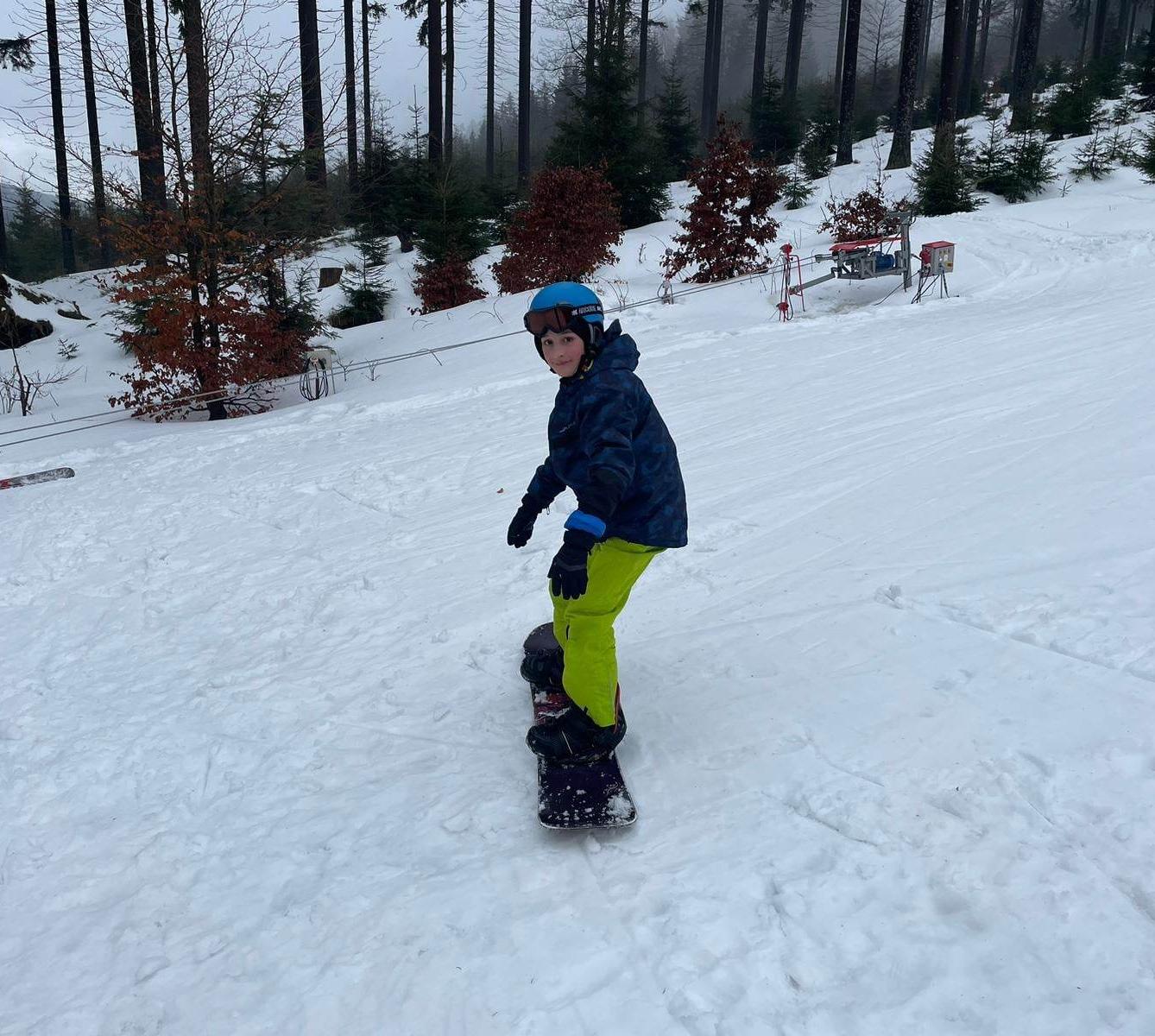 Lyžařský výcvik - 1. den - 1