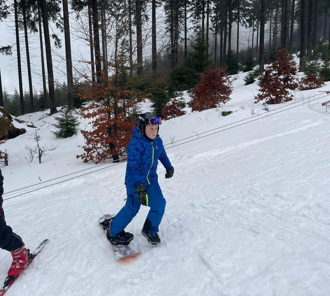 Lyžařský výcvik - 1. den - 5