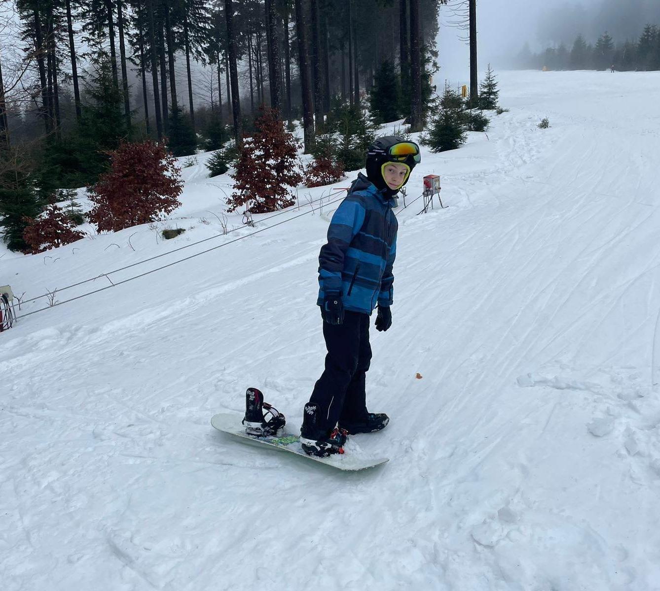 Lyžařský výcvik - 1. den - 7