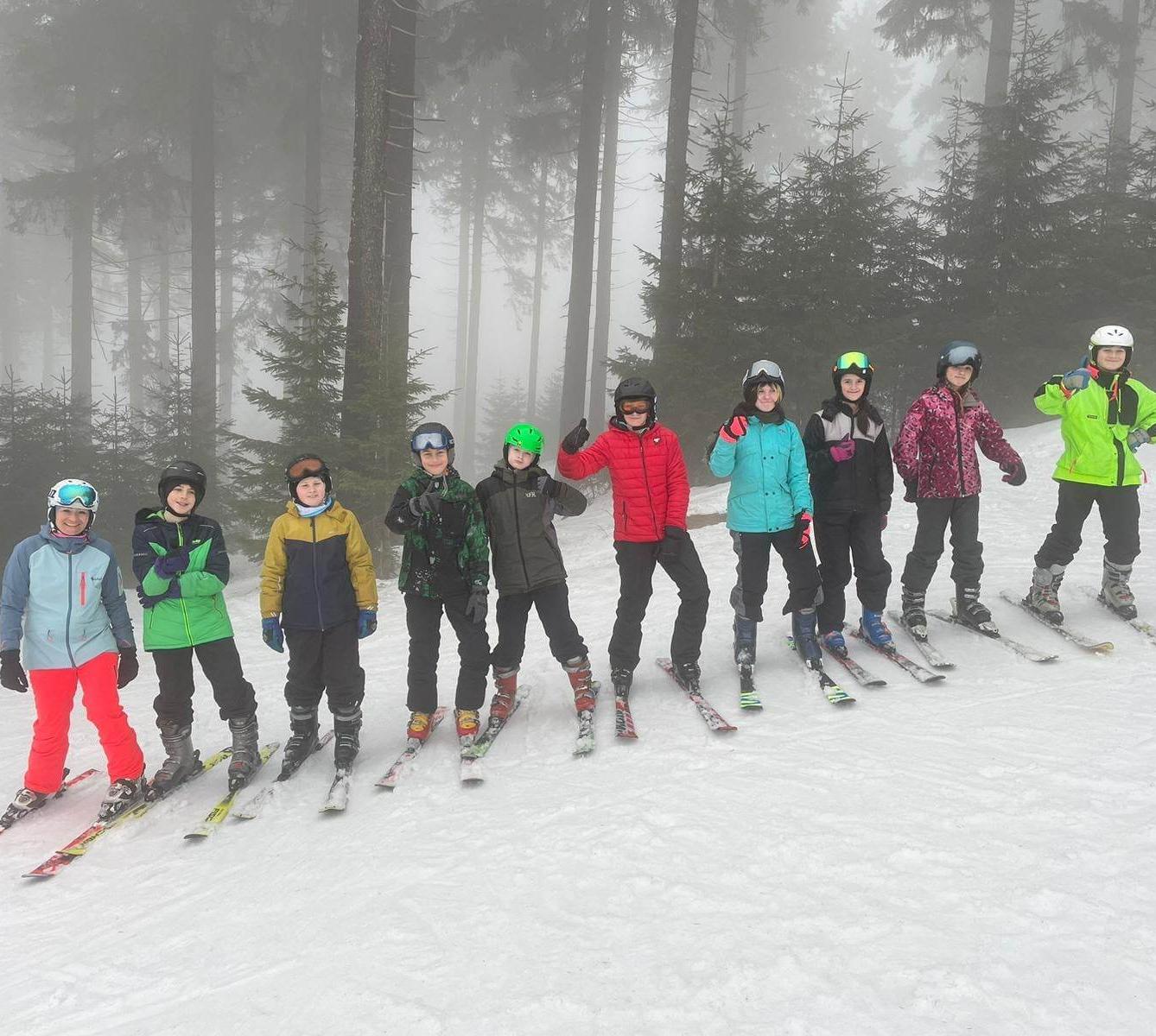 Lyžařský kurz 2. den - 1