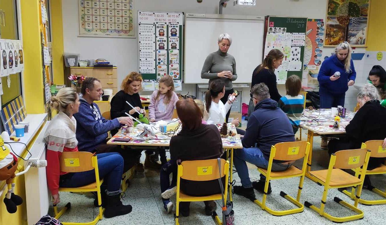 Vánoční tvoření v 2.A - 13