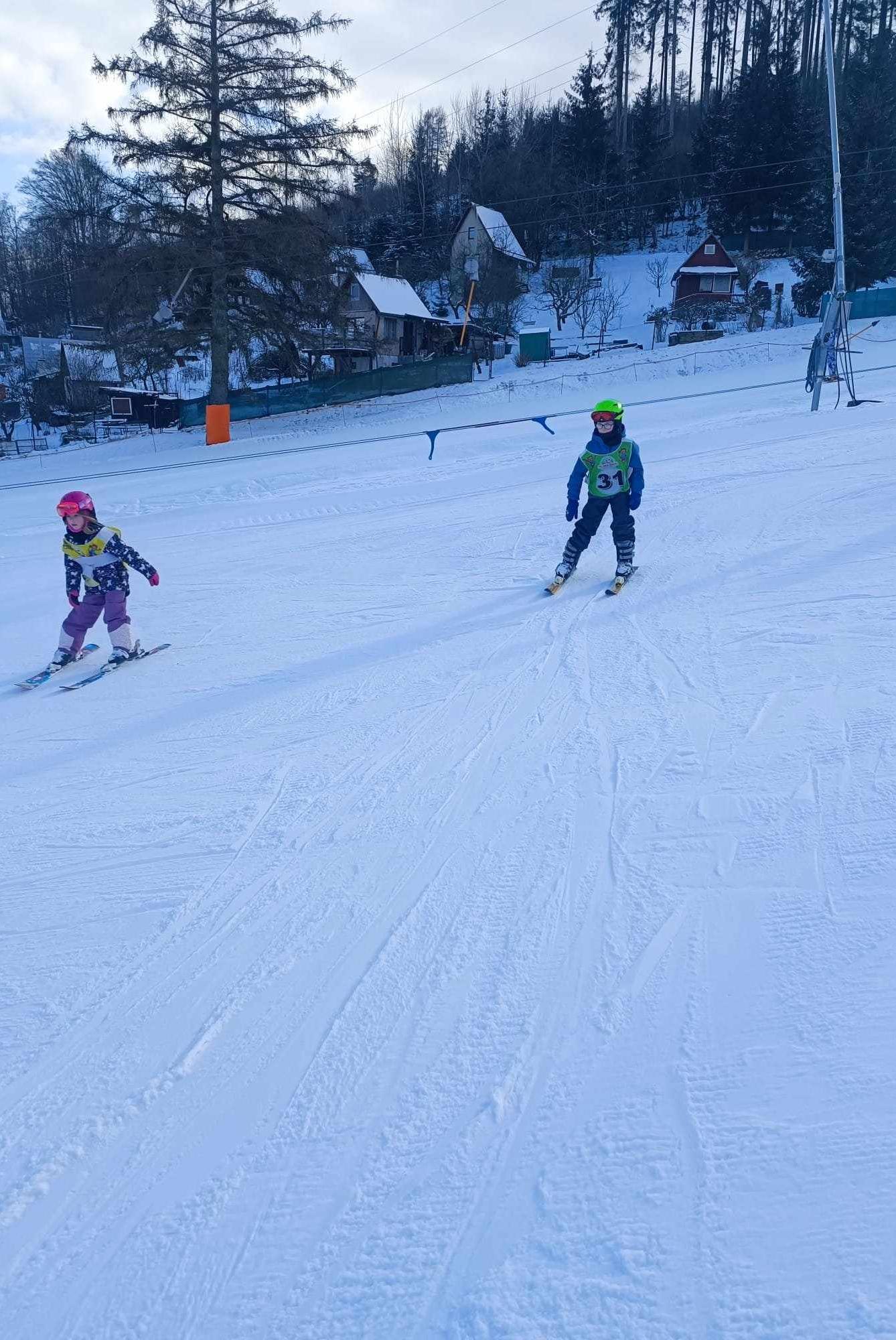 Závěrečná lyžařská školička na Pekláku - 13