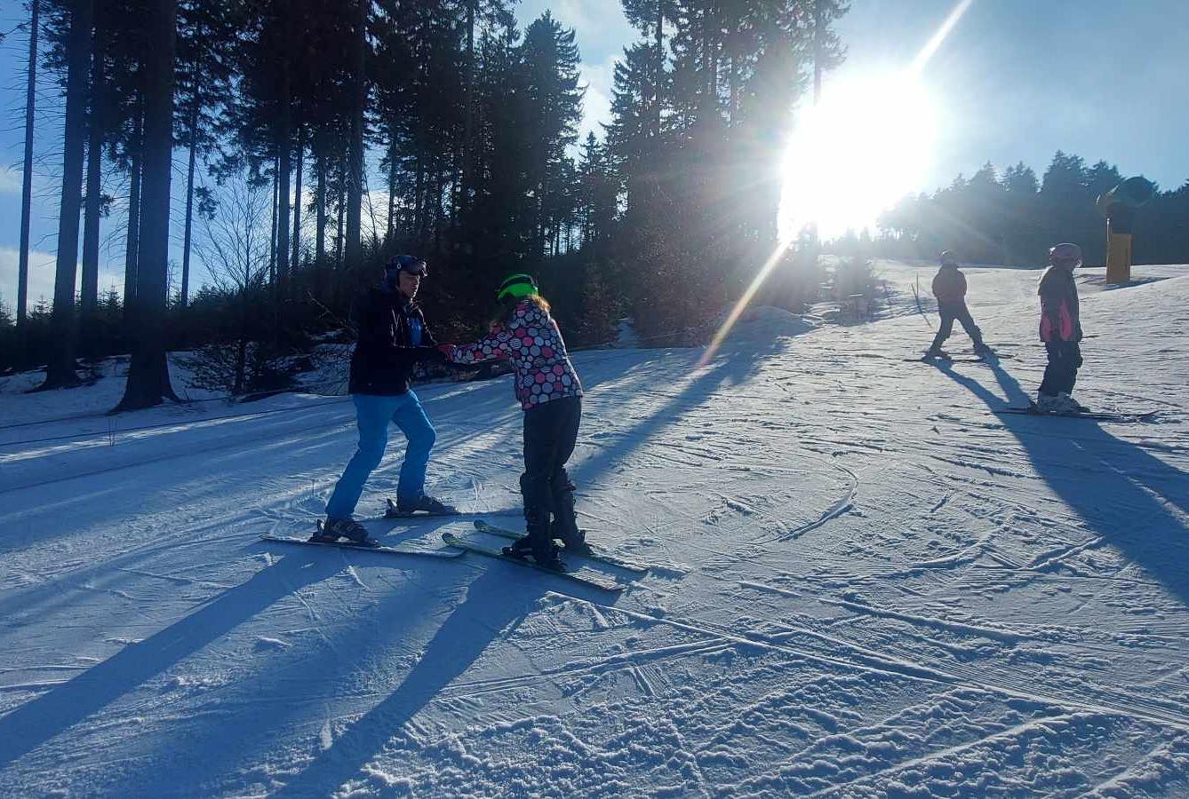 Lyžařský výcvik - pondělí - 3