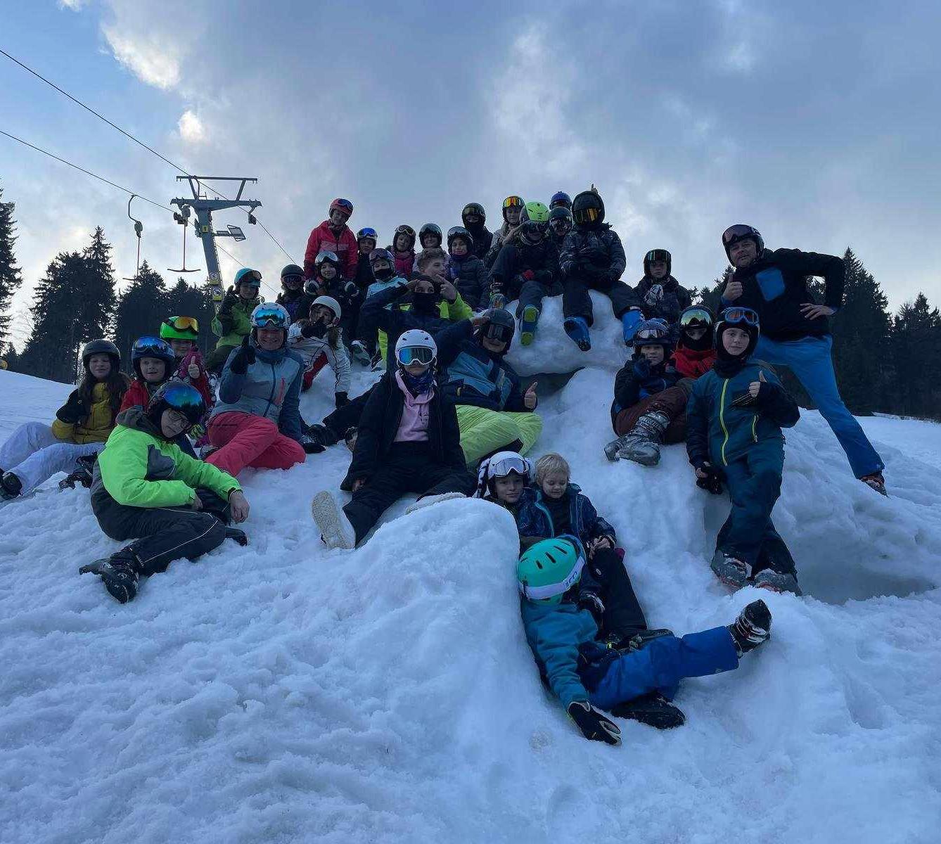 Lyžařský výcvik - čtvrtek - 1