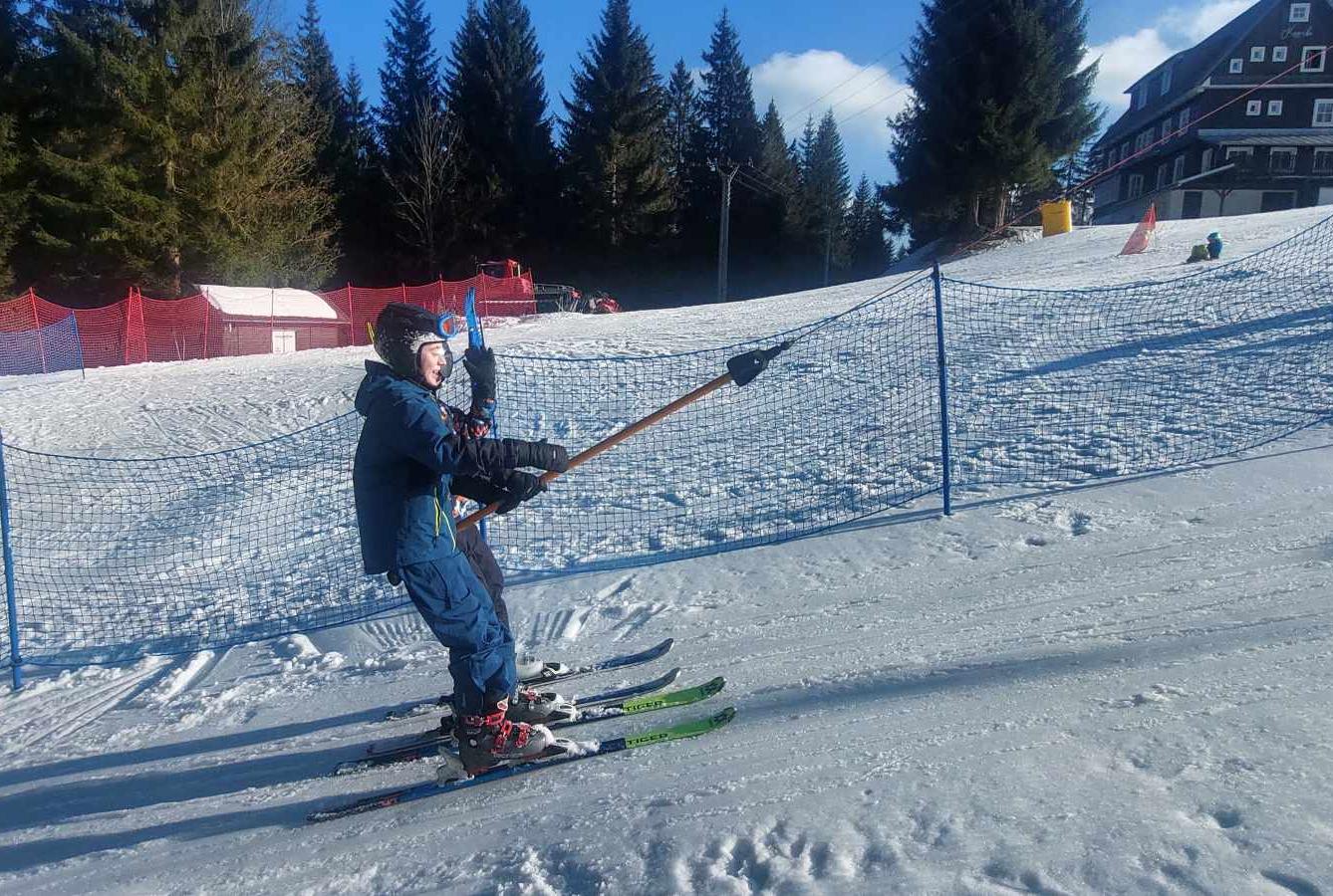 Lyžařský výcvik - pondělí - 9