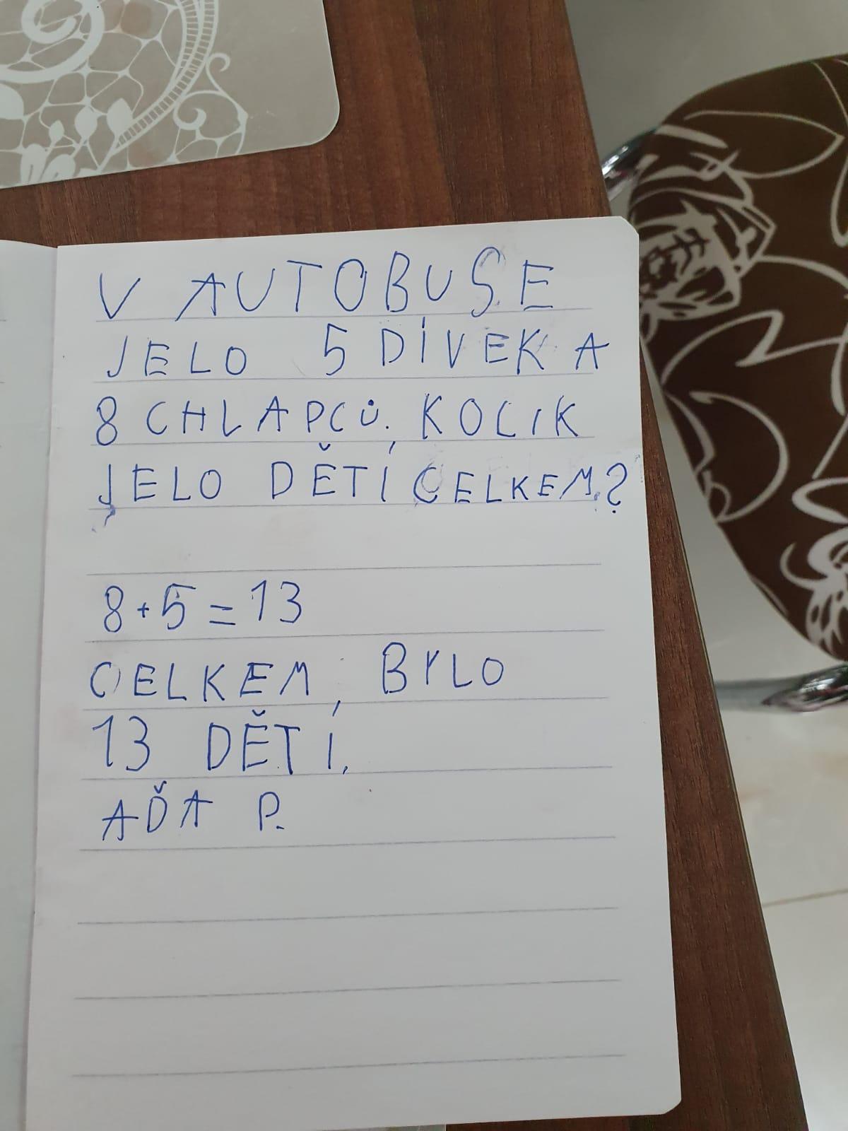 Domškoláctví u prvňáků - 1