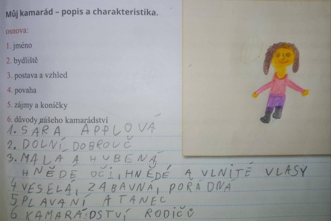 Distanční výuka ve třetí třídě 12. 2.