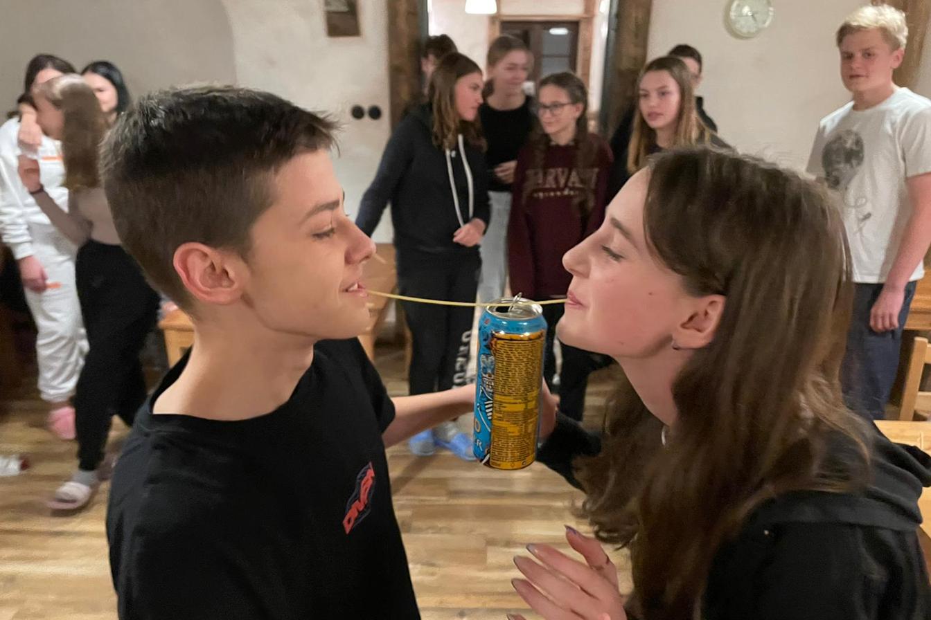 Lyžařský kurz Karlov p. Pradědem - den první