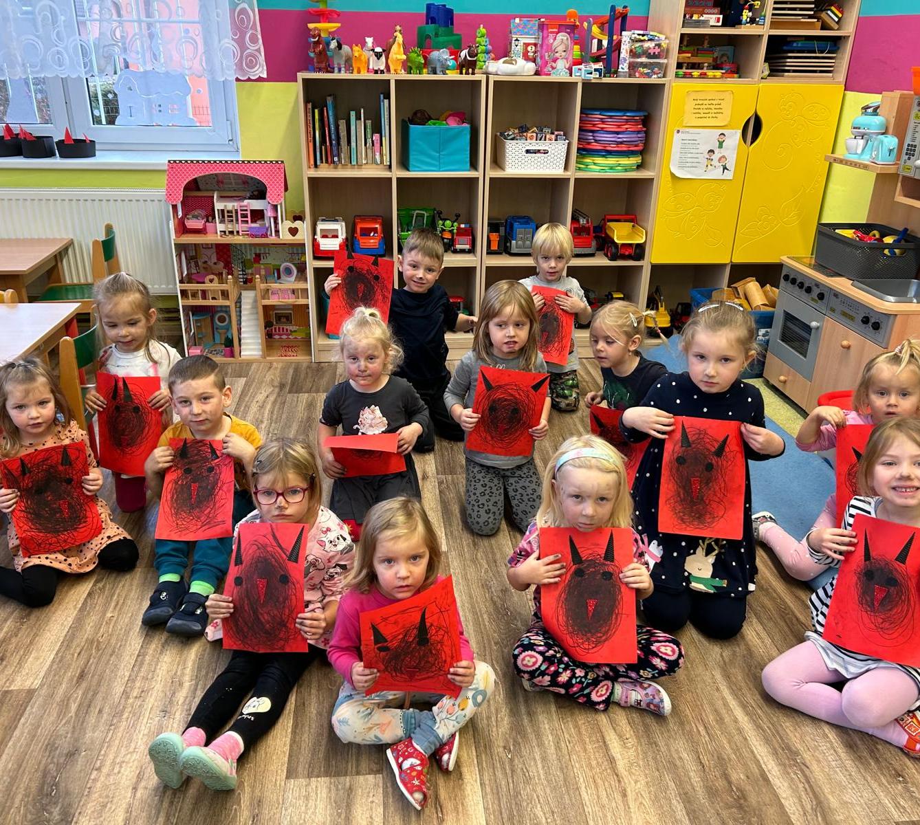 Mikuláš, anděl a čertíci ve školce - 7