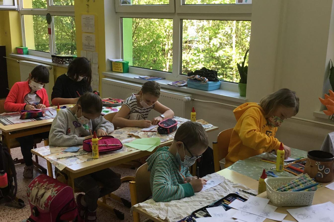 Poslední tandemové tvoření ve třetí třídě 21. 5.