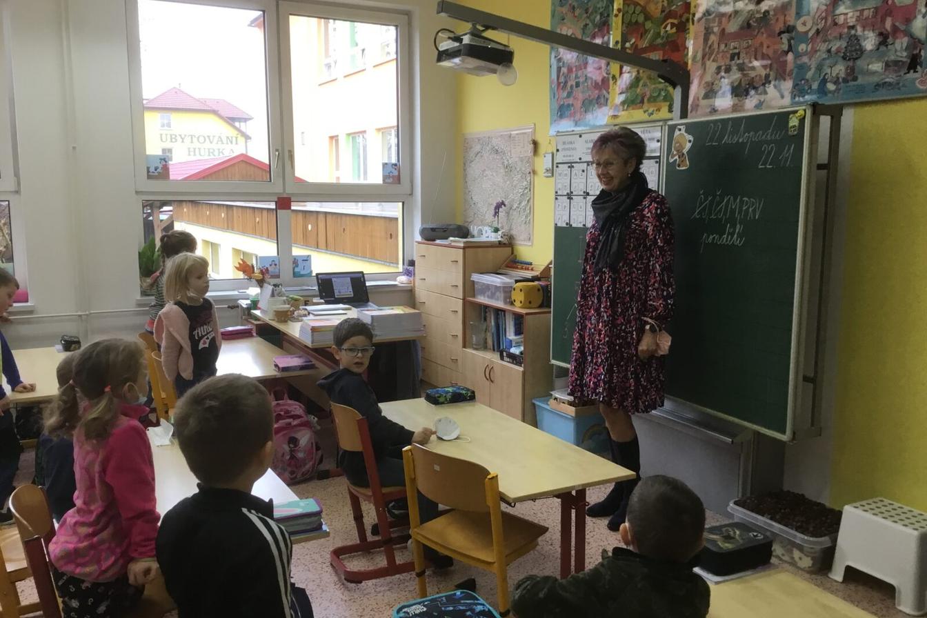 Slavnostní předávání Slabikářů v 1. třídě