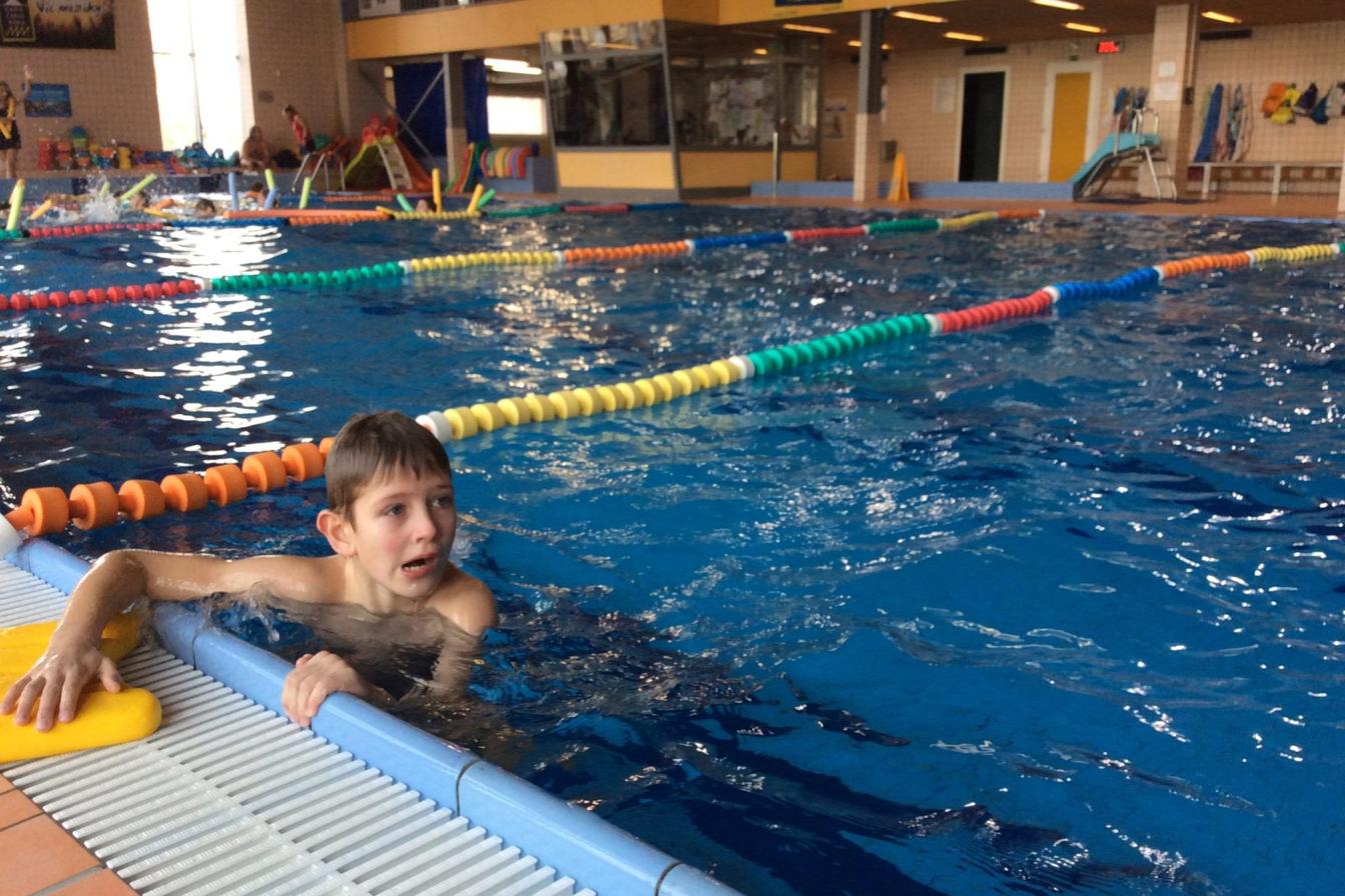 Pozdrav druháků z plavání