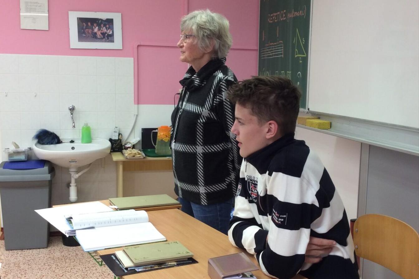 Beseda Žákovského parlamentu s paní Blankou Urbanovou