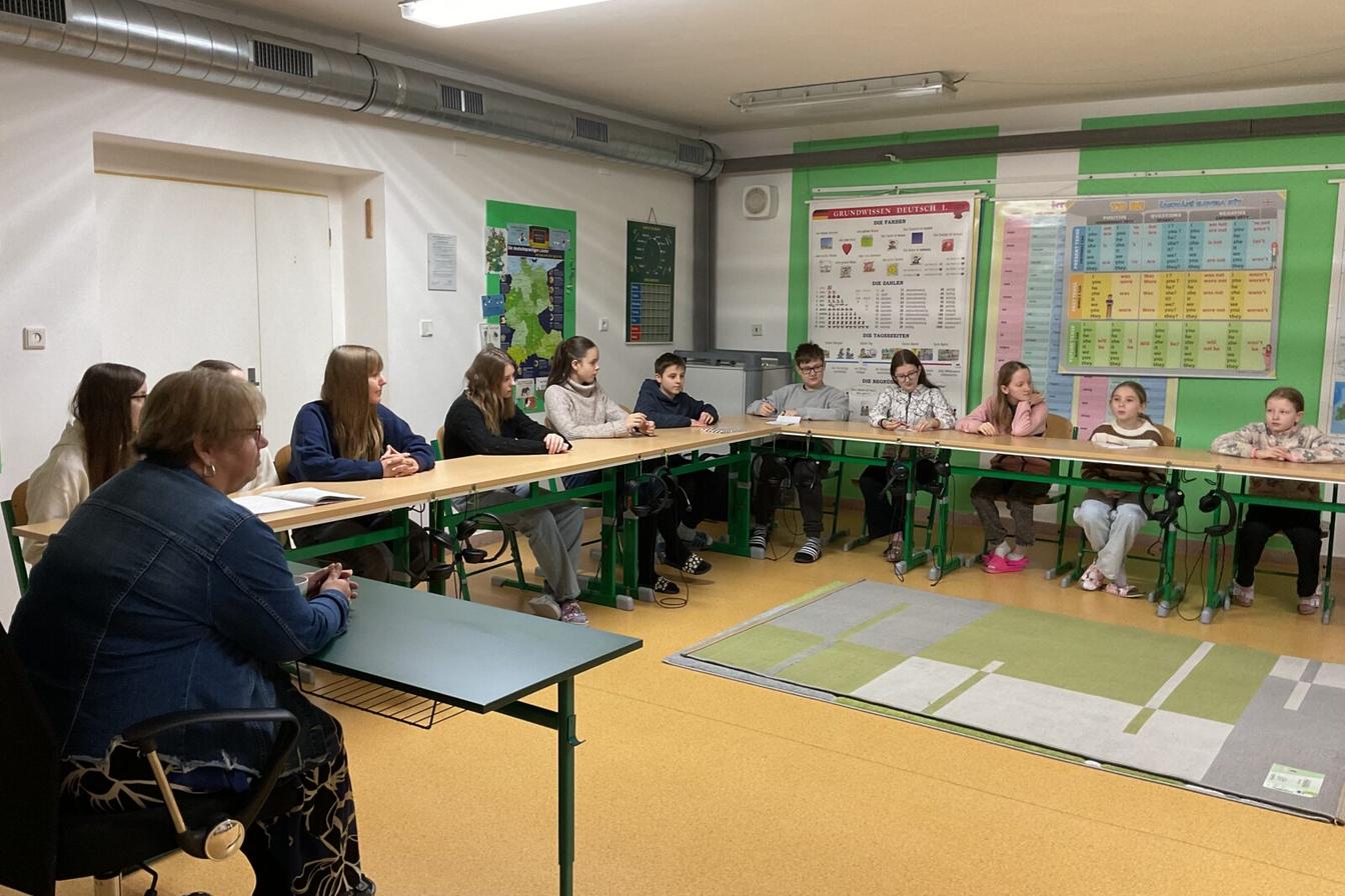 Setkání členů Žákovského parlamentu s paní ředitelkou