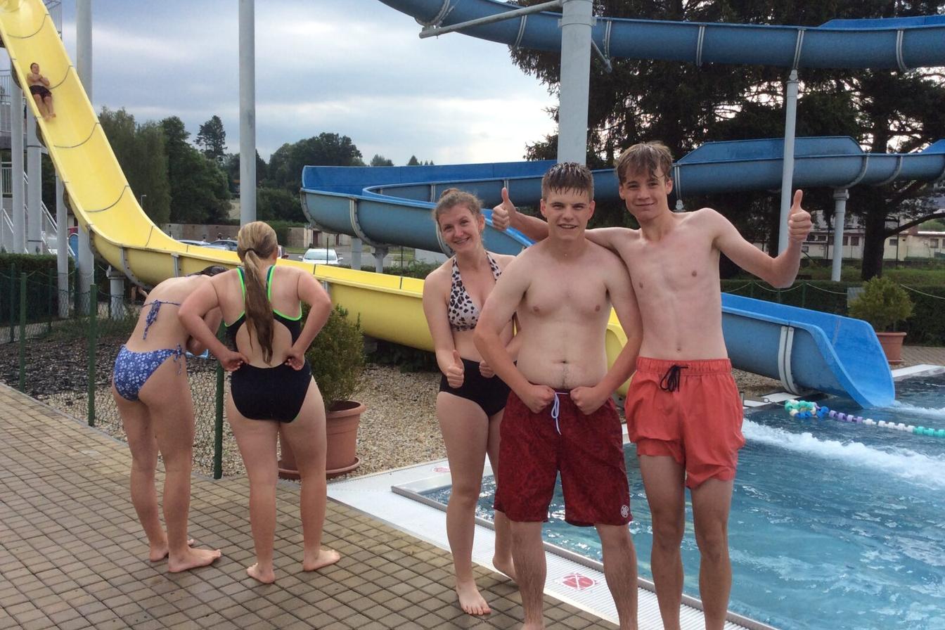 Závěr školního roku v aquaparku