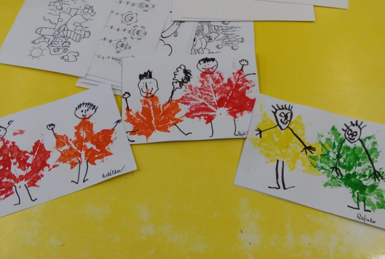 podzim u Klokánků I.- malujeme, tvoříme, hrajeme si - 45