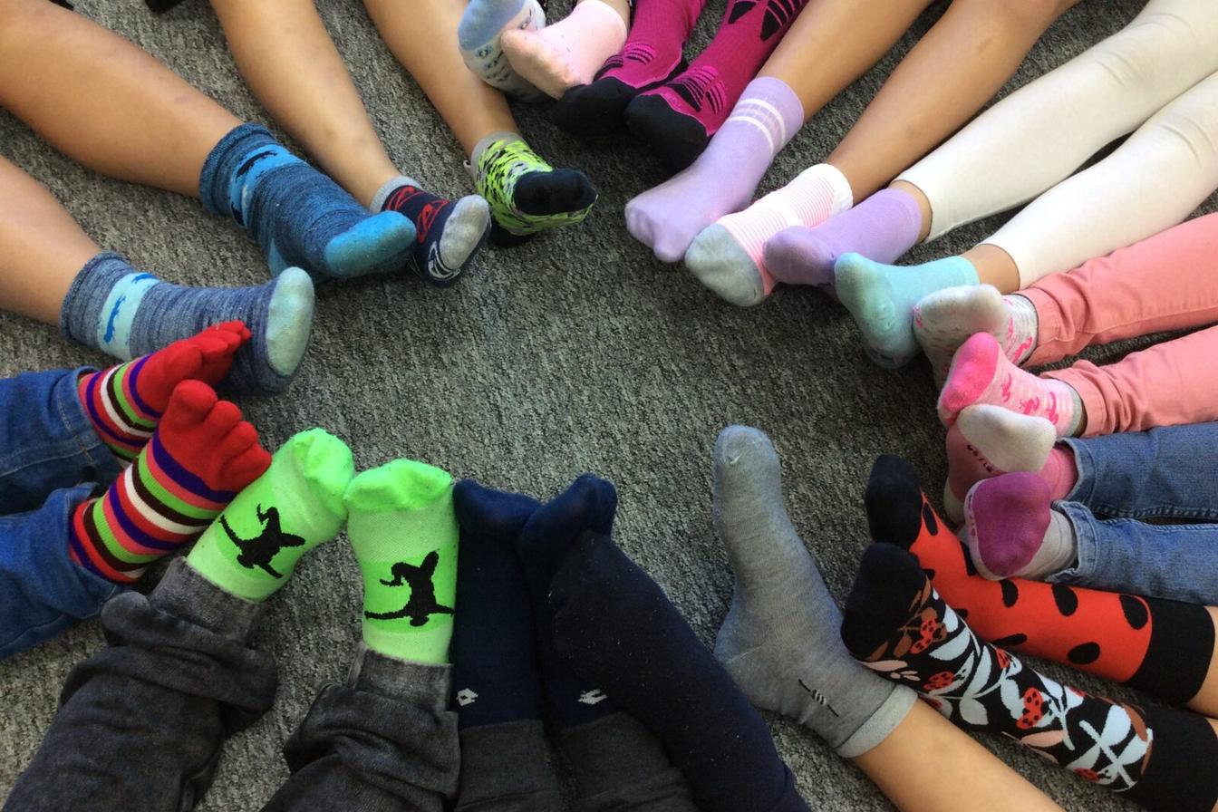 Barevný týden - ponožková středa