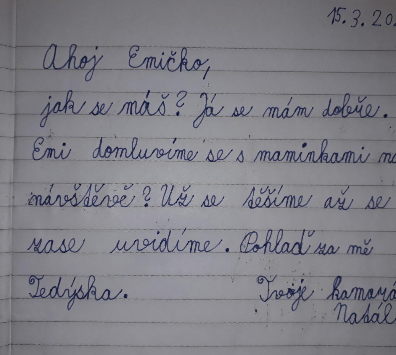 Dopis a rodokmen u druháčků - 28