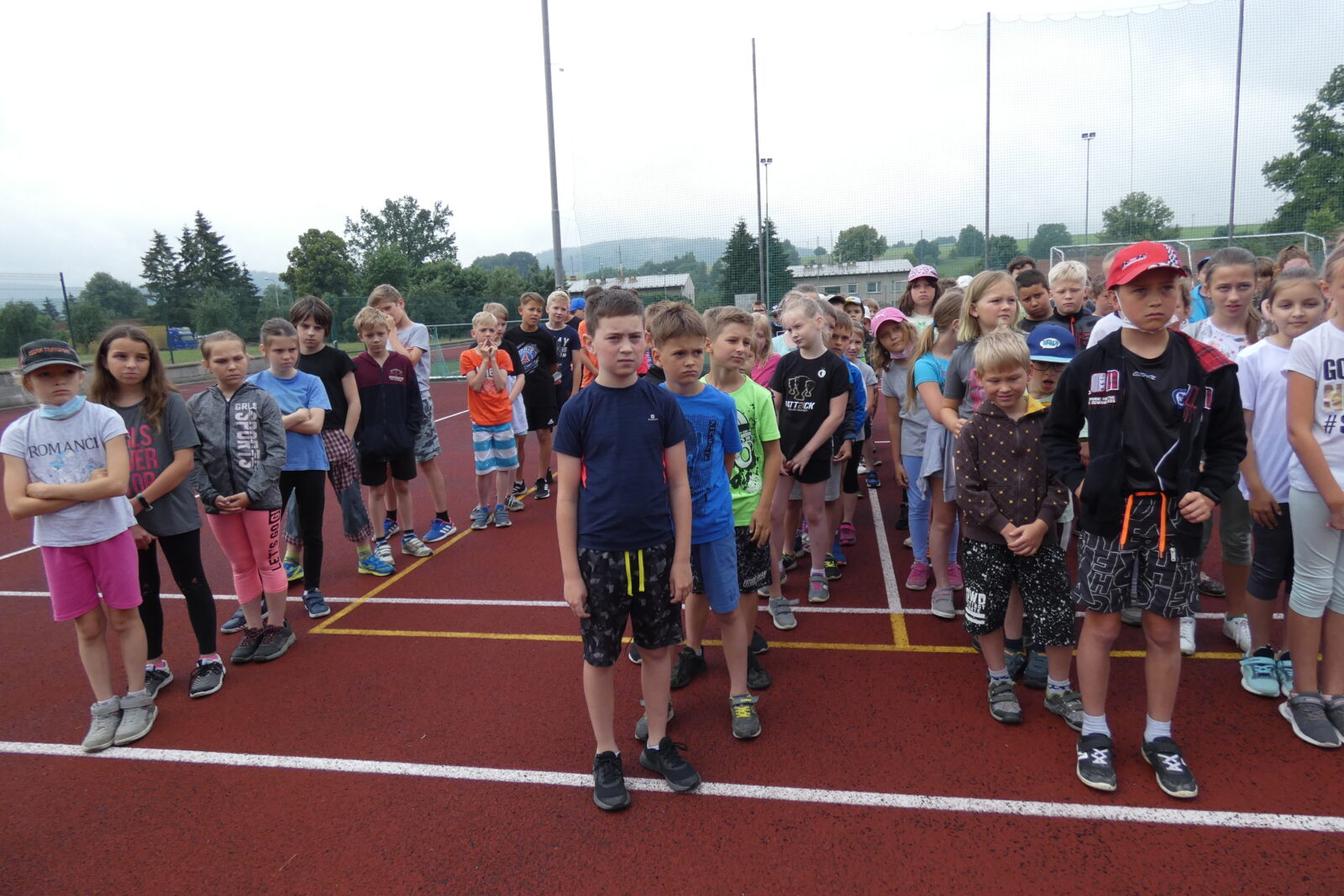 Štafetové běhy 1. stupně