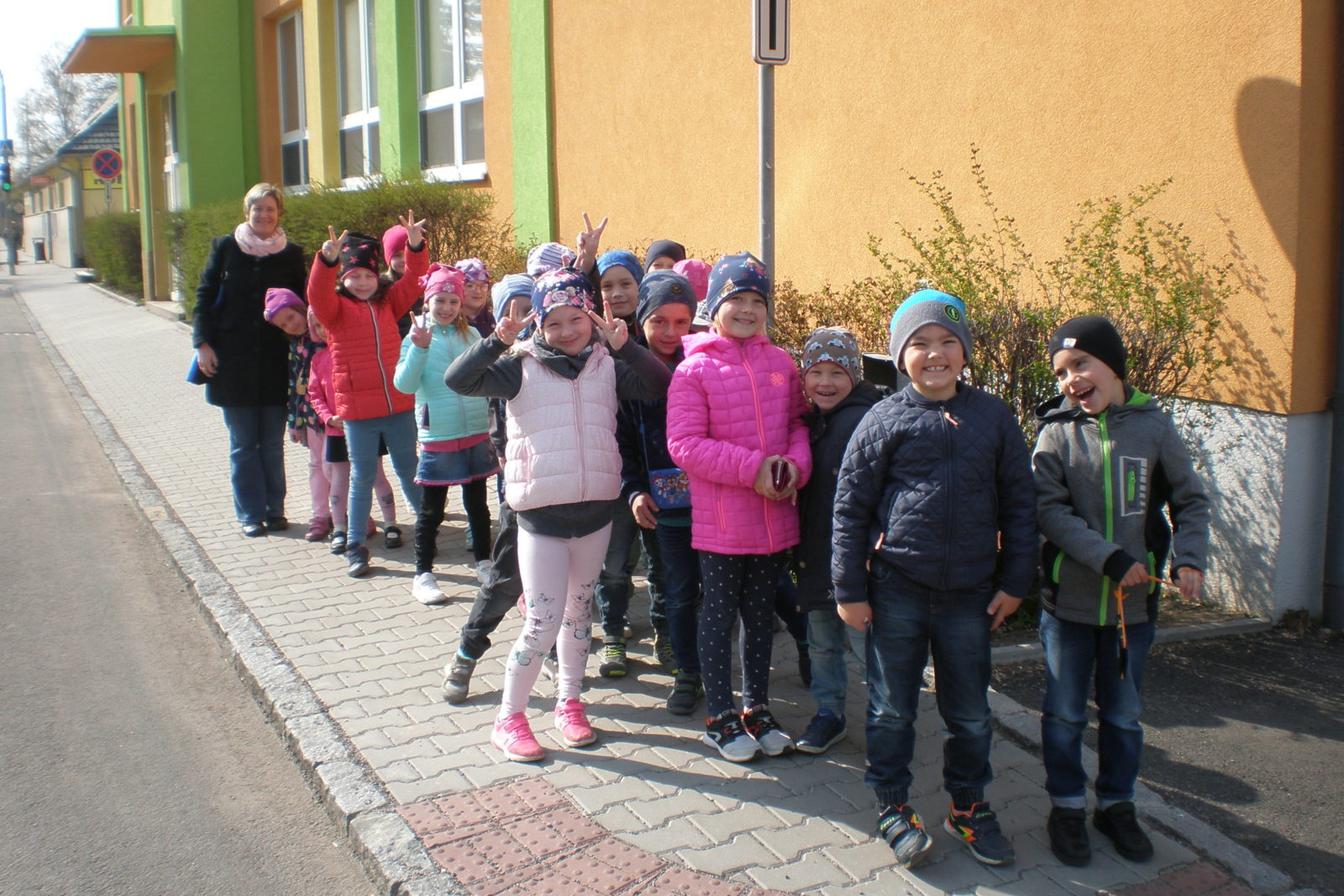 Prvňáčci na Velikonoční výstavě