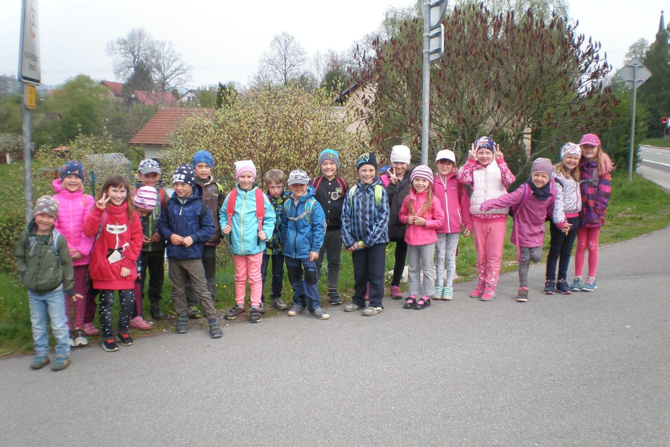 Výprava prvňáčků za zvířaty