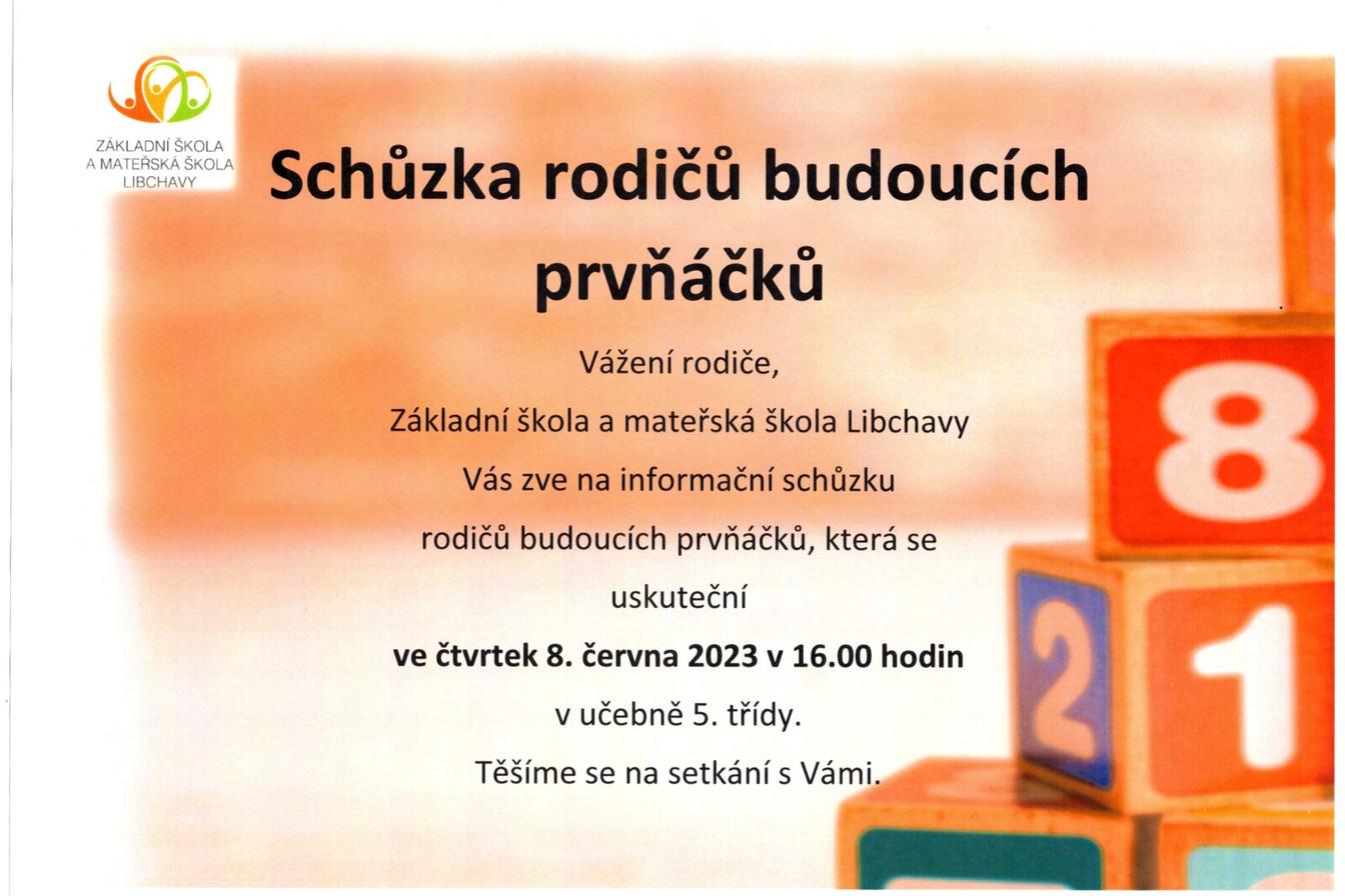 Schůzka rodičů budoucích prvňáčků
