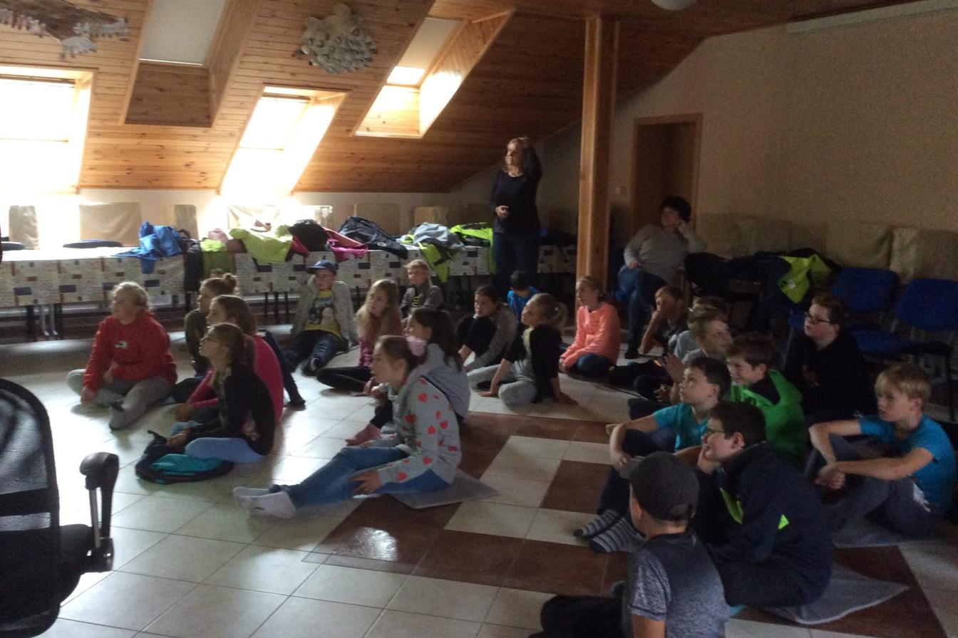 Adaptační pobyt 6.třídy - První den