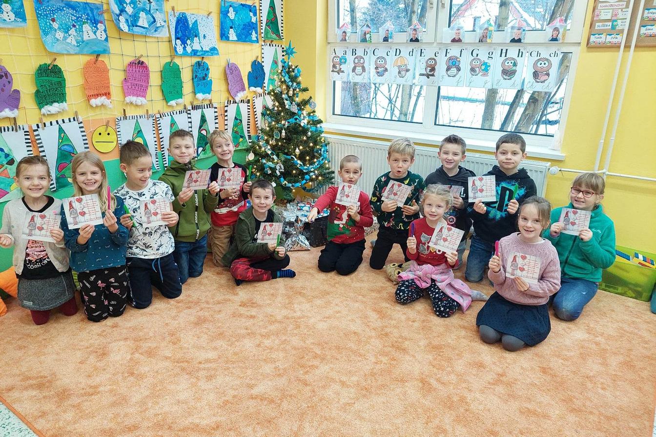 Psaní perem v 1.A - sovičky