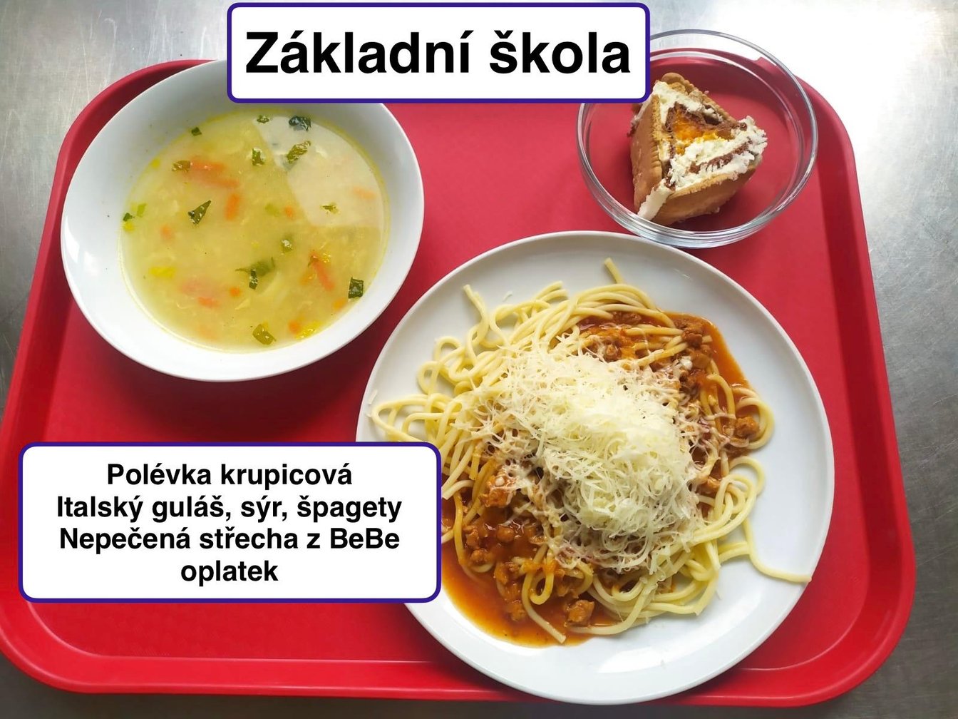Jídlo základní škola