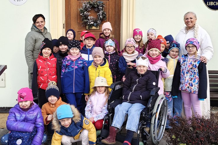 1. třída v knihovně