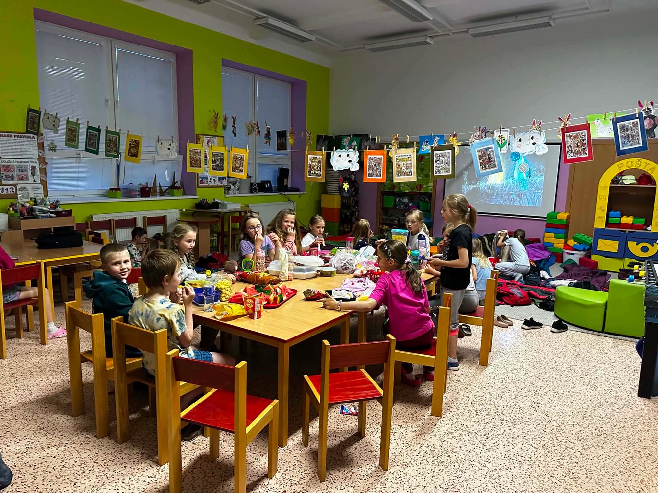 Spaní ve školní družině