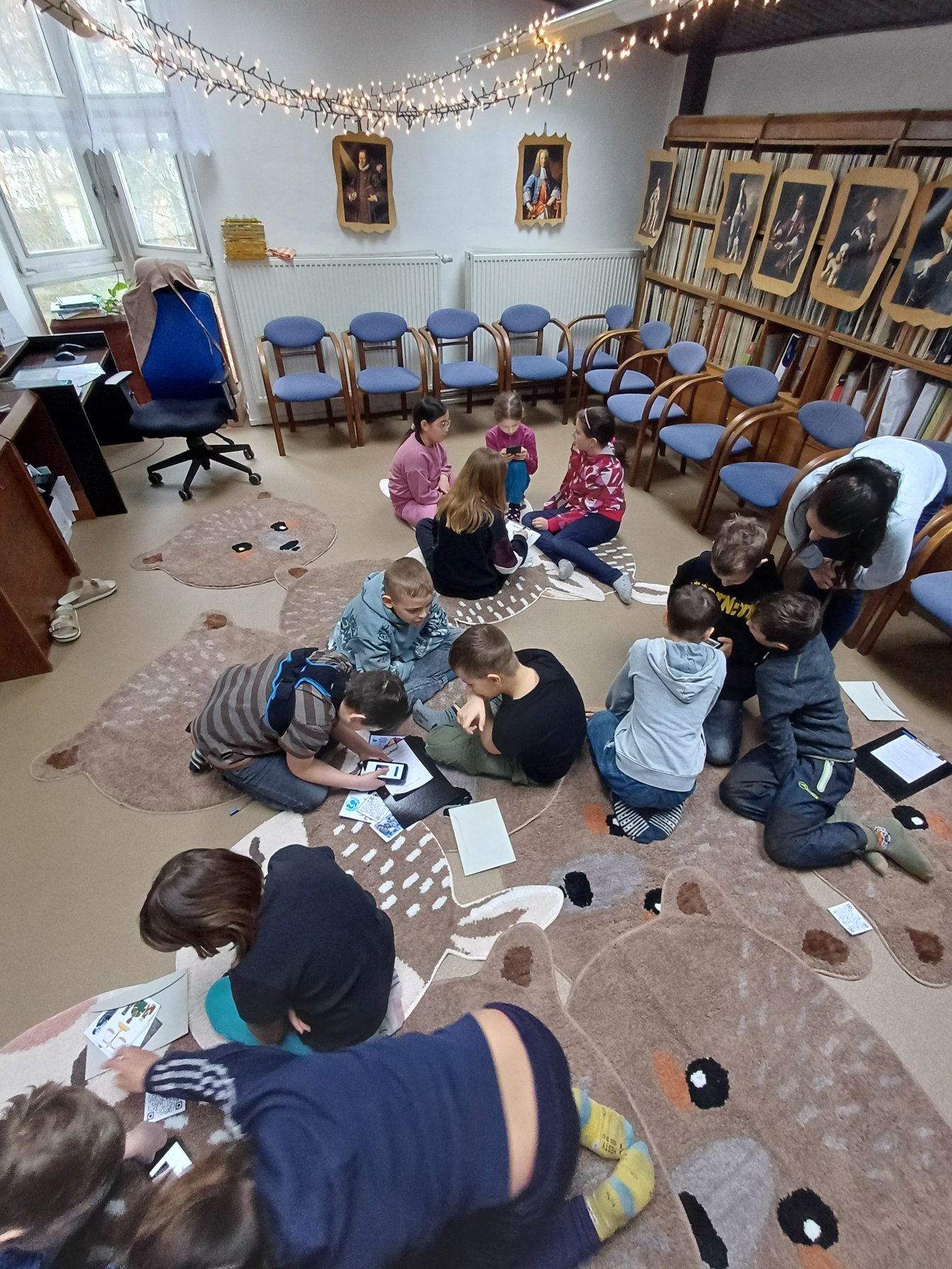 3. třída v Městské knihovně v ÚO