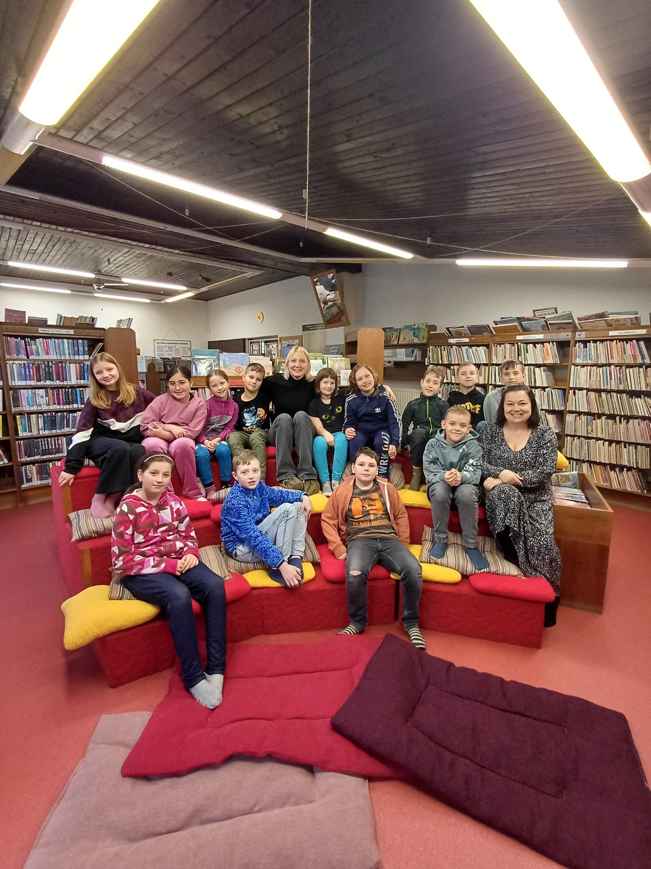 3. třída v Městské knihovně v ÚO