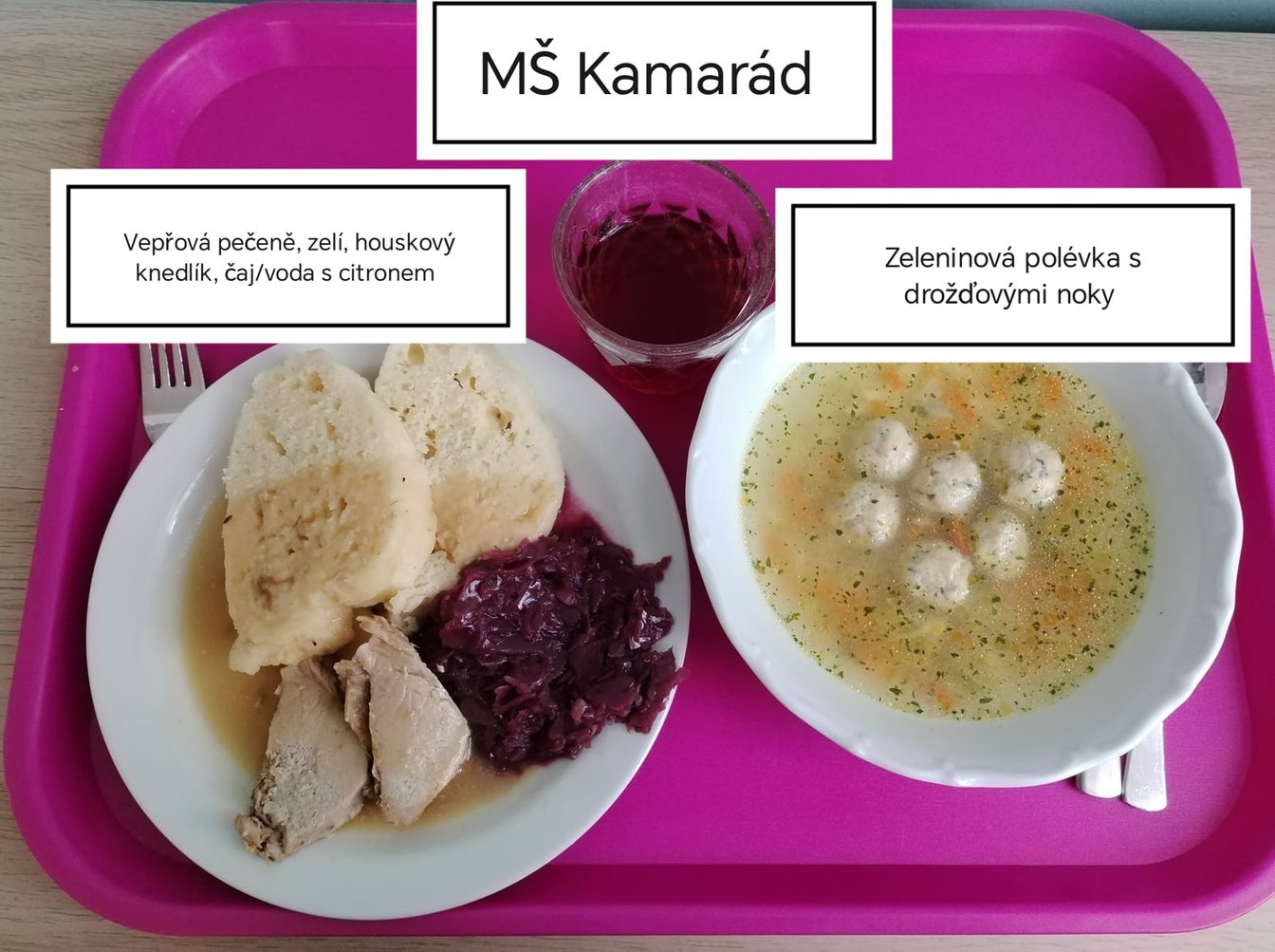 Jídlo MŠ Kamarád