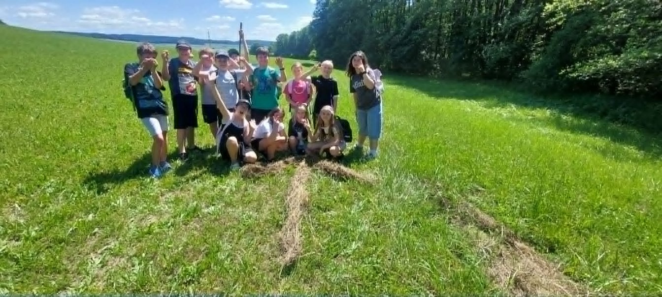 4.B na farmě ve Rvištích