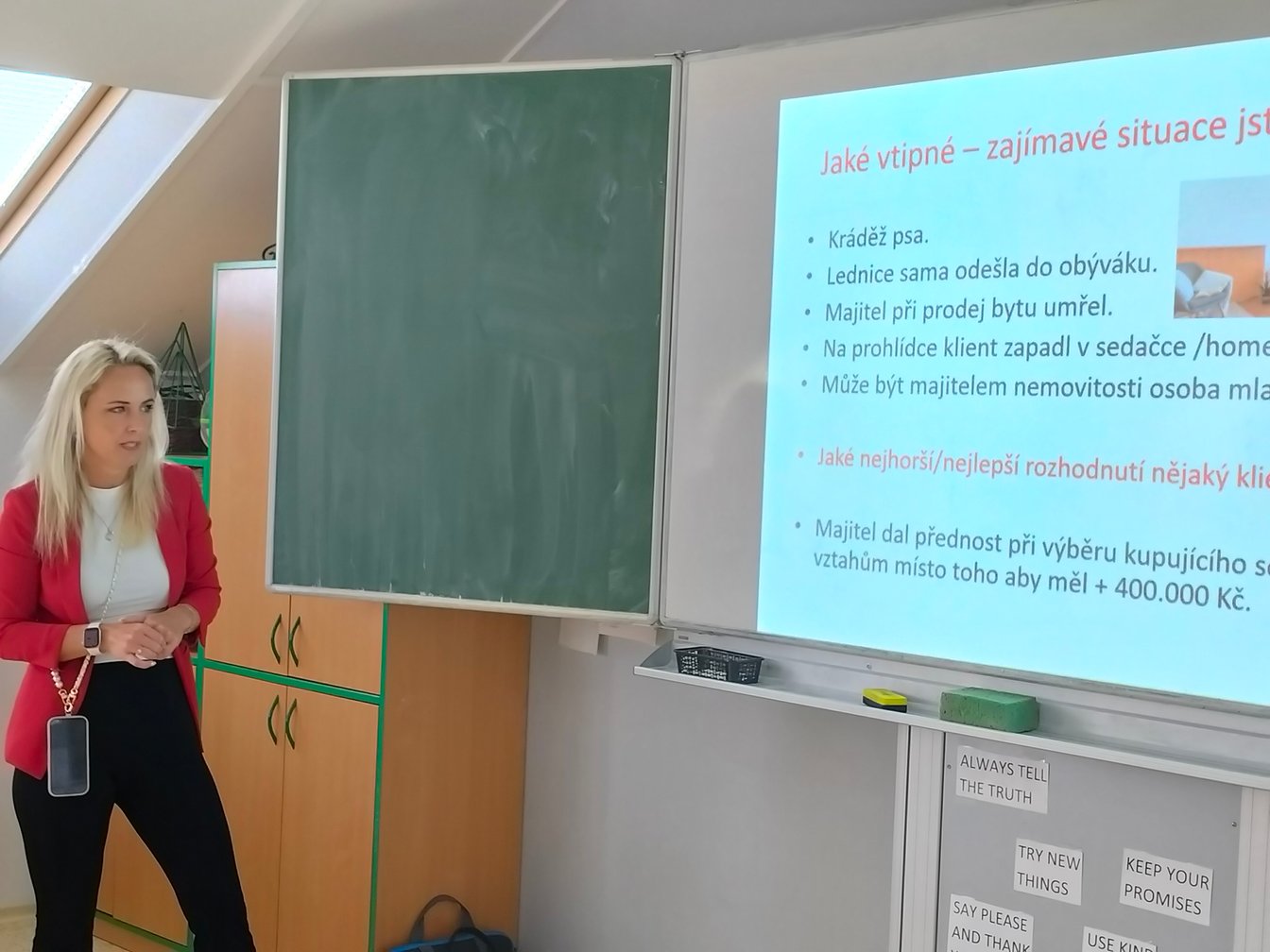 Beseda s realitní makléřkou - 5