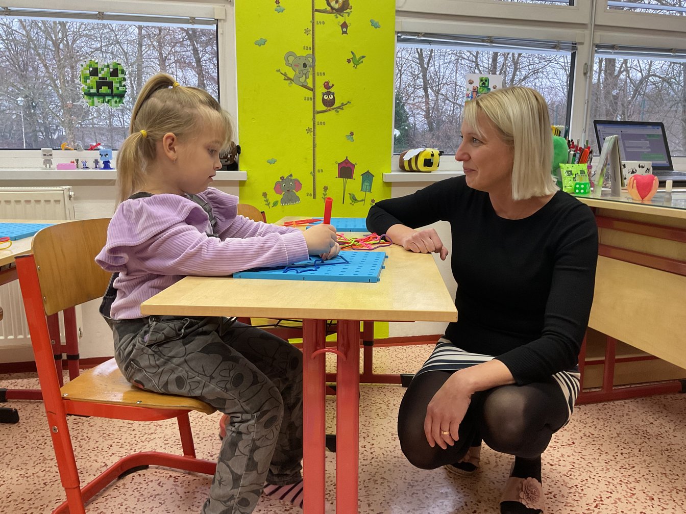 Návštěvnící dne otevřených dveří na Základní škole Libchavy