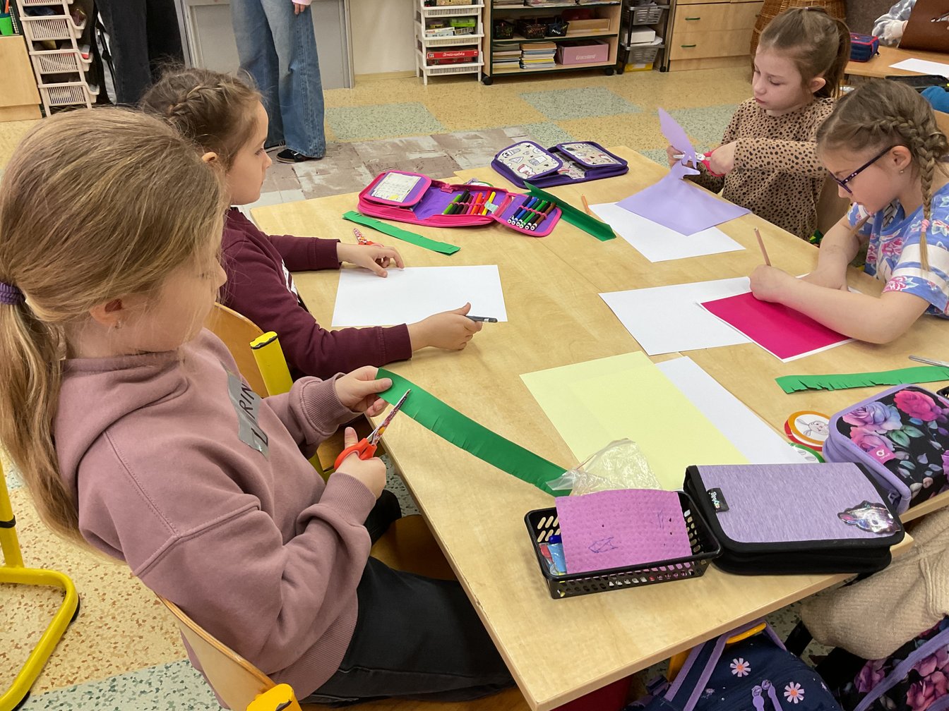 Deváťáci učí na 1. stupni