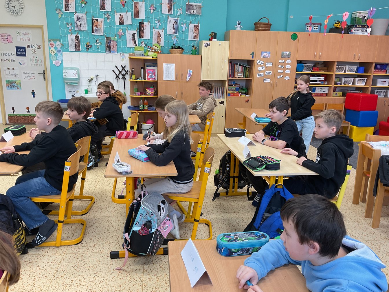 Deváťáci učí na 1. stupni