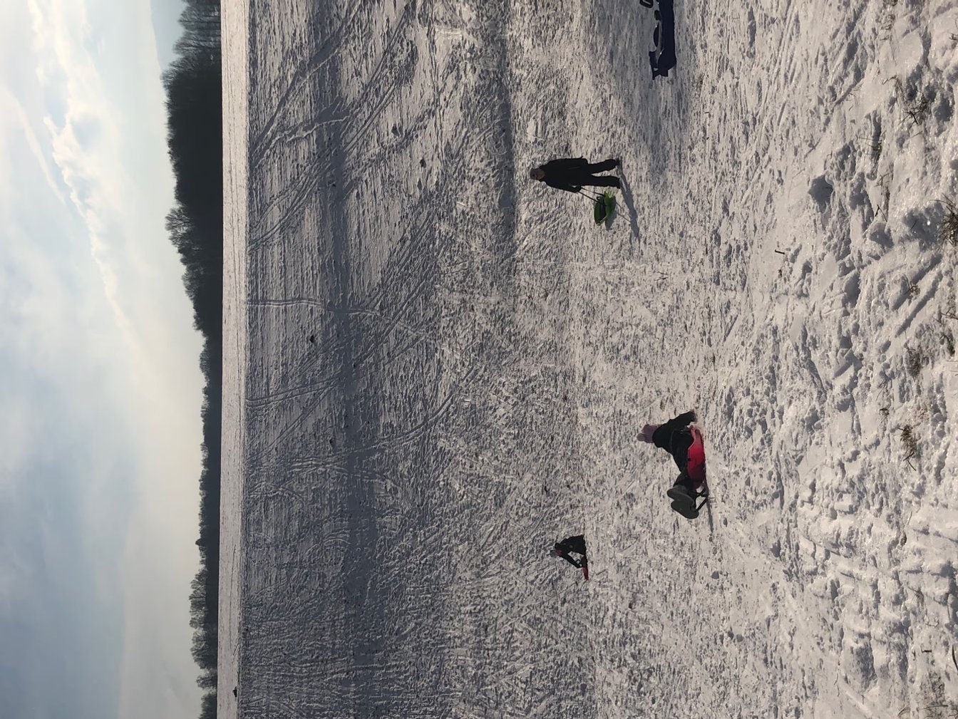 Žáci 4.A na sněhu