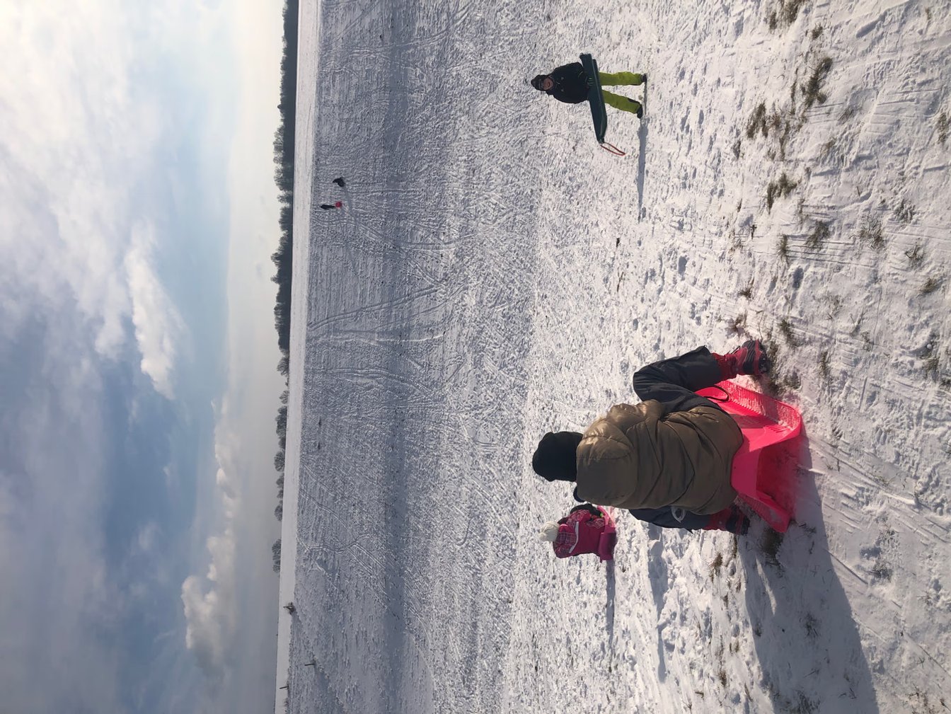 Žáci 4.A na sněhu